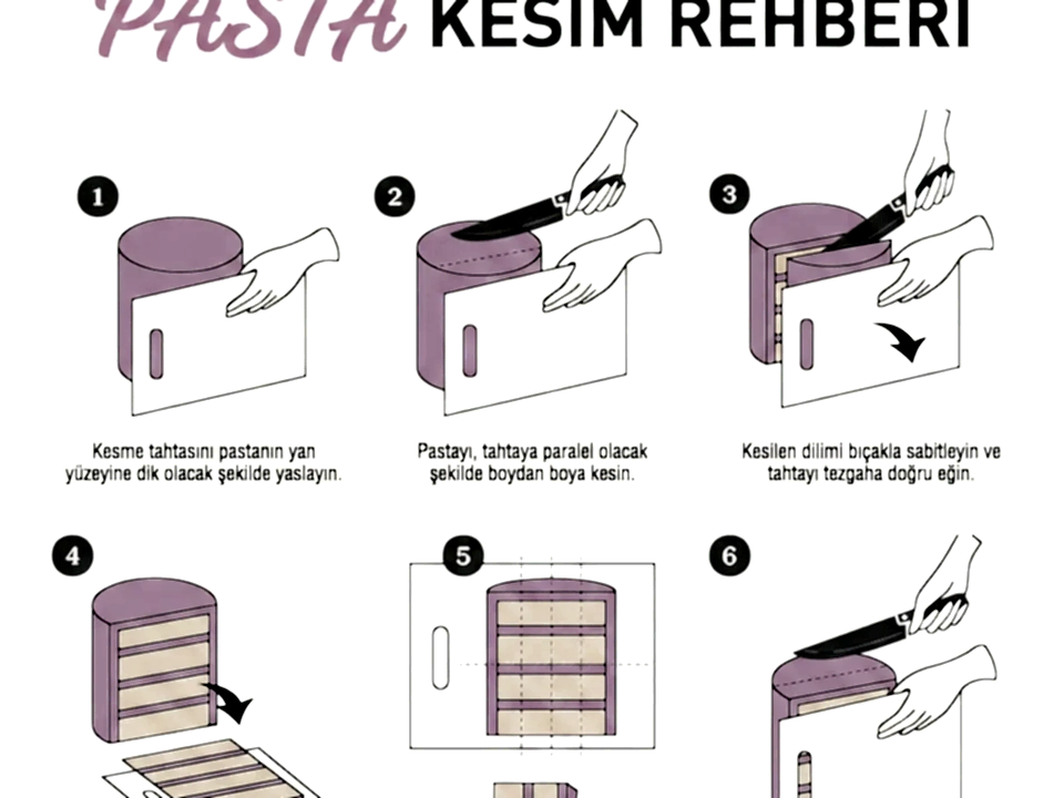 yüksek pasta dilimleme rehberi
